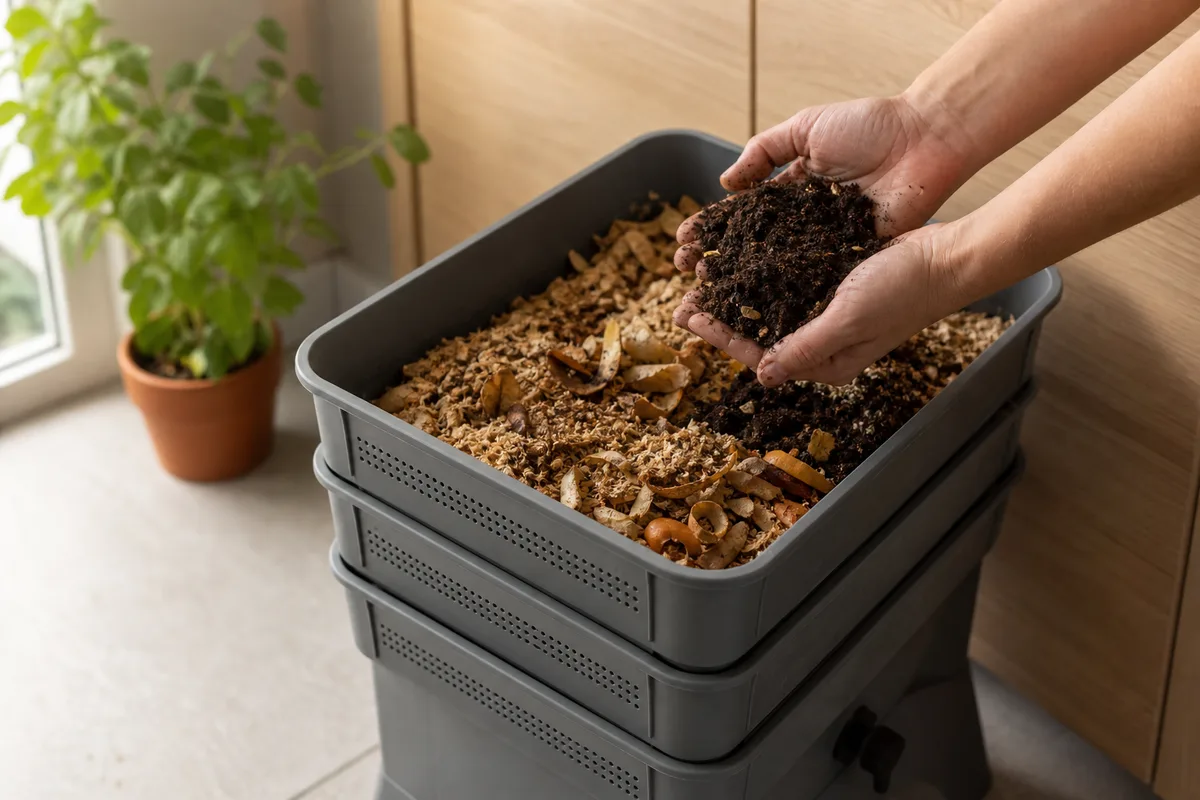 Composter en appartement : 3 méthodes sans jardin