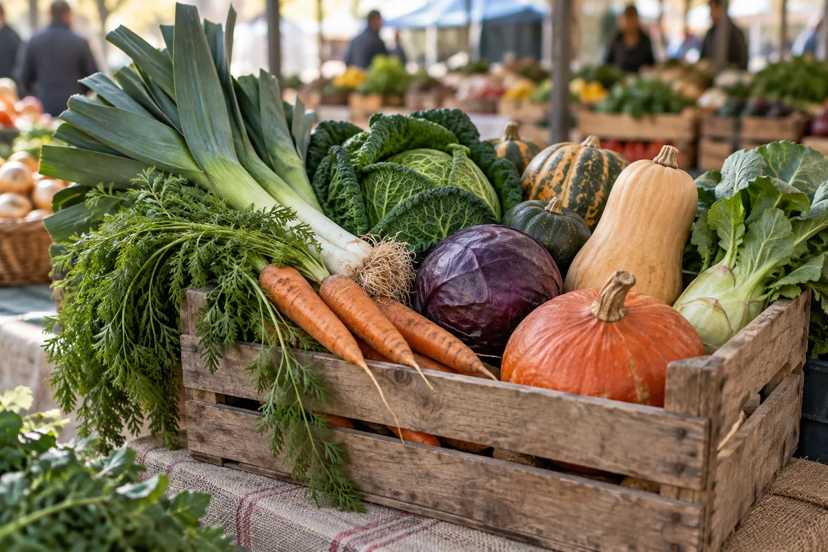 Légumes de saison : le calendrier mois par mois