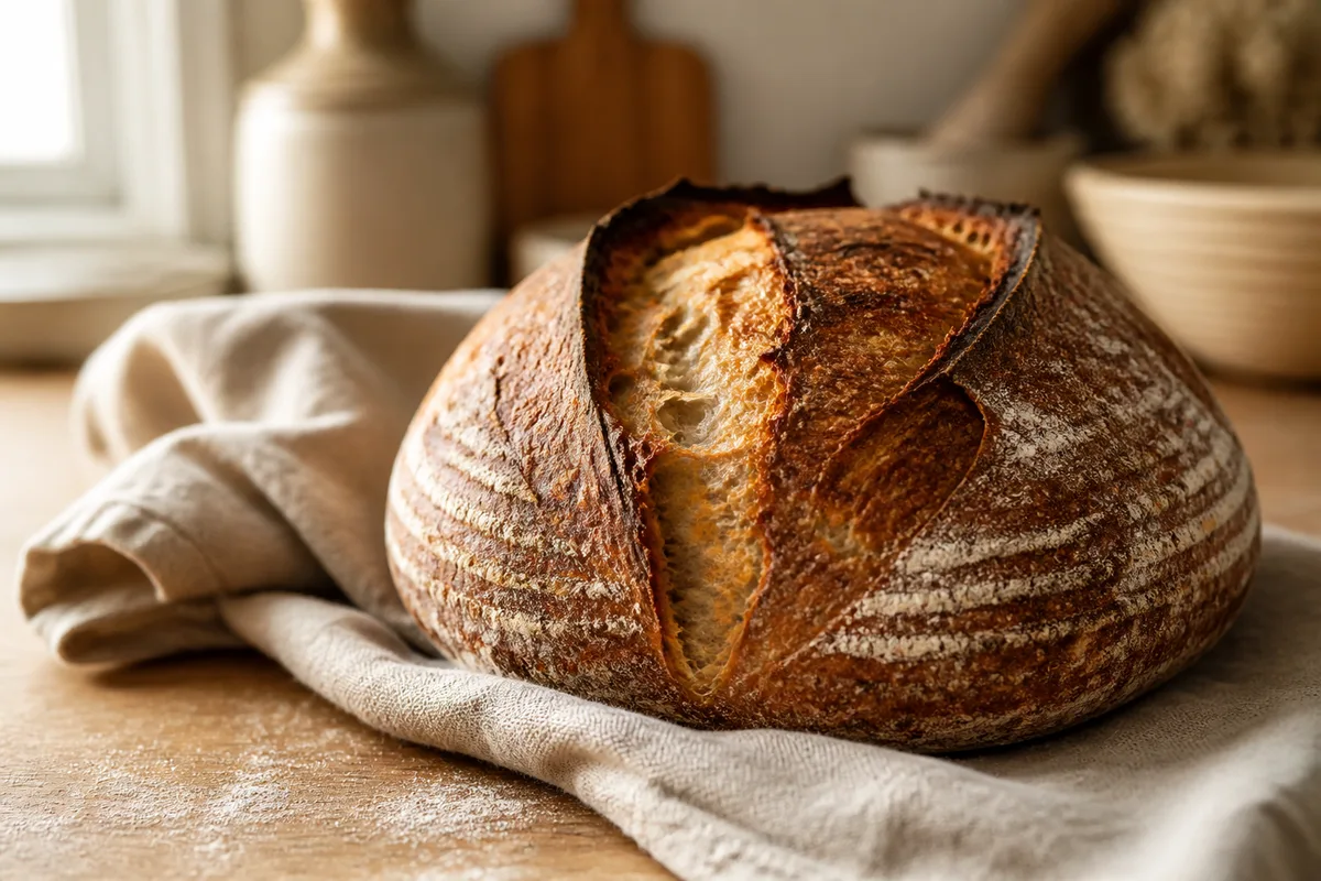 Pain au levain maison : du levain à la cuisson